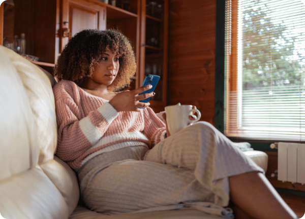 Person using technology