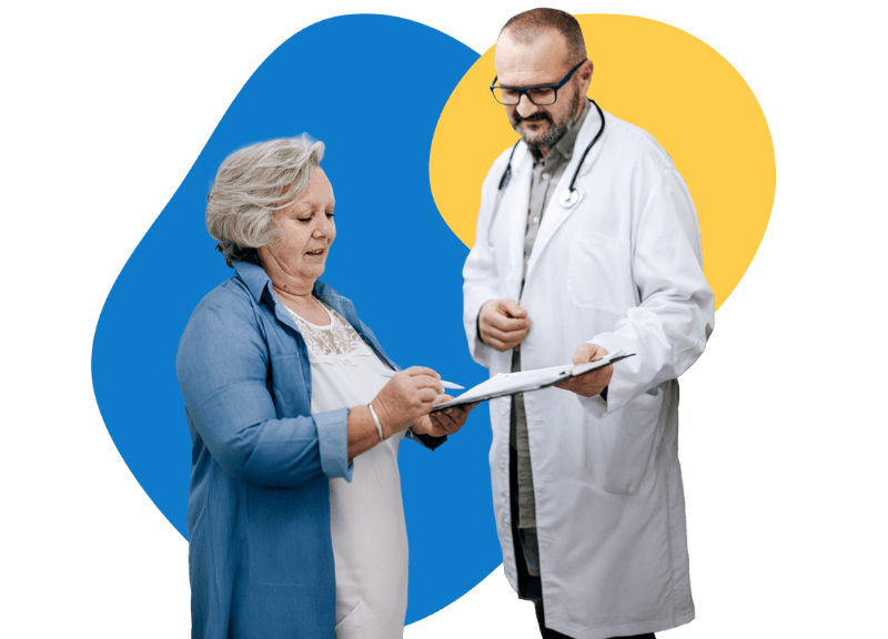 Patient care illustration